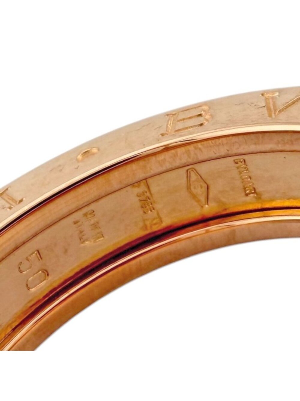 Bvlgari B.zero1 Band Ring Gold 18k Pink - Picture 7 of 8